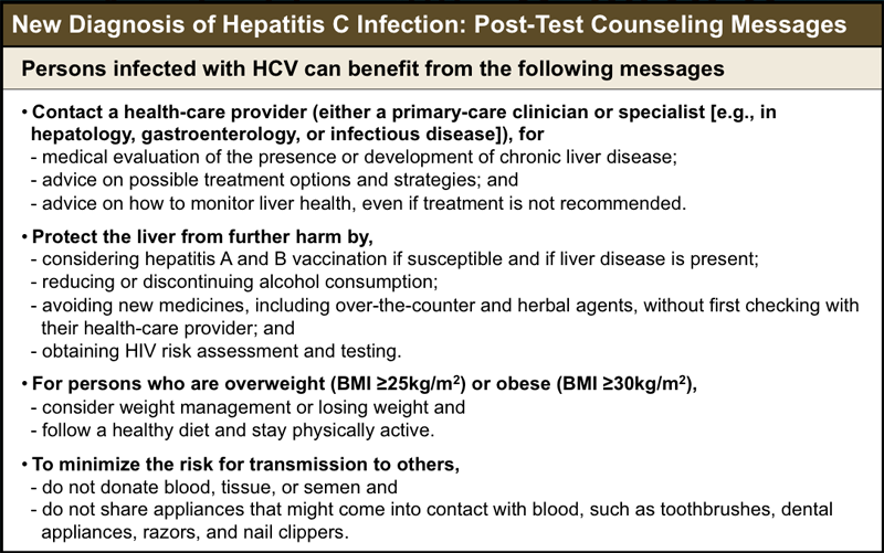 Core Concepts Hepatitis C Diagnostic Testing Screening And Diagnosis Of Hepatitis C Infection Hepatitis C Online